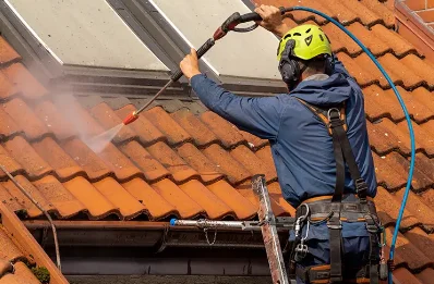 Démoussage et hydrofuge de toiture à Orist